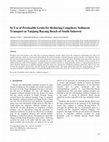 Research paper thumbnail of In Use of Permeable Groin for Reducing Longshore Sediment Transport at Tanjung Bayang Beach of South Sulawesi