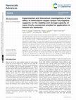 Research paper thumbnail of Experimental and theoretical investigations of the effect of heteroatom-doped carbon microsphere supports on the stability and storage capacity of nano-Co3O4 conversion anodes for application in lithium-ion batteries