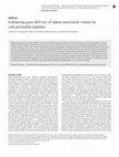 Research paper thumbnail of Enhancing gene delivery of adeno-associated viruses by cell-permeable peptides