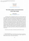 Research paper thumbnail of The Culture Industry and Transformation of the Value of Hope