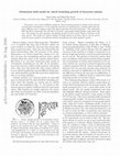 Research paper thumbnail of Orientation field model for chiral branching growth of bacterial colonies