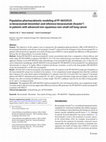 Research paper thumbnail of Population pharmacokinetic modeling of PF-06439535 (a bevacizumab biosimilar) and reference bevacizumab (Avastin®) in patients with advanced non-squamous non-small cell lung cancer