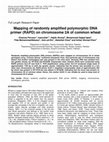 Research paper thumbnail of Mapping of randomly amplified polymorphic DNA primer (RAPD) on chromosome 2A of common wheat