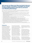 Research paper thumbnail of Self-reported and objectively measured health indicators among a sample of Canadians living within the vicinity of industrial wind turbines: Social survey and sound level modelling methodology