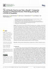 Research paper thumbnail of “We All Really Need to just Take a Breath”: Composite Narratives of Hospital Doctors’ Well-Being during the COVID-19 Pandemic