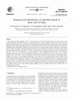 Research paper thumbnail of Sorption and distribution of adsorbed metals in three soils of India