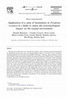 Research paper thumbnail of Application of a suite of biomarkers in Posidonia oceanica (L.) delile to assess the ecotoxicological impact on the coastal environment