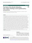 Research paper thumbnail of The State of the World’s Midwifery 2021 report: findings to drive global policy and practice