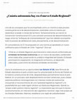 Research paper thumbnail of ¿Cuánta autonomía hay en el nuevo Estado Regional?