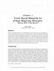 Research paper thumbnail of From Rural Majority to Urban Majority Africans