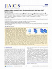 Research paper thumbnail of Higher Order Amyloid Fibril Structure by MAS NMR and DNP Spectroscopy