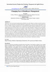 Research paper thumbnail of The Changing Face of Health Care Management