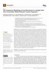 Research paper thumbnail of The Numerical Modeling of Gas Movement in a Single Inlet New Generation Multi-Channel Cyclone Separator