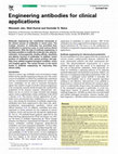 Research paper thumbnail of Engineering antibodies for clinical applications