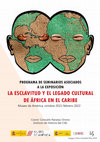 Research paper thumbnail of La esclavitud y el legado cultural de África en el Caribe