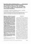 Research paper thumbnail of The predictive effect of initial complete blood count of intensive care unit patients on mortality, length of hospitalization, and nosocomial infections