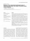 Research paper thumbnail of Mutation of the oxaloacetate decarboxylase gene of Lactococcus lactis subsp. lactis impairs the growth during citrate metabolism