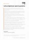 Research paper thumbnail of Letture digitali per capire la pandemia