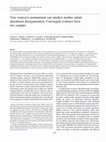 Research paper thumbnail of Very extensive nonmaternal care predicts mother–infant attachment disorganization: Convergent evidence from two samples