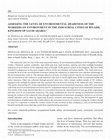 Research paper thumbnail of Assessing the level of Environmental Awareness of the Workers on Environment in the Industrial Cities of Riyadh, Kingdom of Saudi Arabia