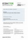 Research paper thumbnail of Terrorism and Social Media: Global Evidence