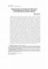 Research paper thumbnail of Organizational and institutional directions of strengthening of Ukraine's position in international investment markets