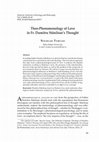 Research paper thumbnail of Theo-Phenomenology of Love in Fr. Dumitru Stæniloae’s Thought