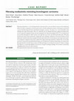 Research paper thumbnail of Fibrosing mediastinitis mimicking bronchogenic carcinoma