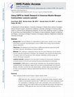 Research paper thumbnail of Using CBPR for Health Research in American Muslim Mosque Communities