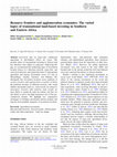 Research paper thumbnail of Resource frontiers and agglomeration economies: The varied logics of transnational land-based investing in Southern and Eastern Africa