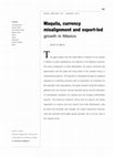 Research paper thumbnail of Maquila, currency misalignment and export-led growth in Mexico