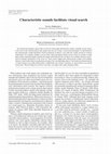 Research paper thumbnail of Characteristic sounds facilitate visual search