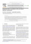 Research paper thumbnail of Suspension flow in crystallizers with and without hydraulic classification