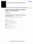 Research paper thumbnail of Ecology of the Brain. The Phenomenology and Biology of the Embodied Mind