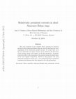 Research paper thumbnail of Relativistic persistent currents in ideal Aharonov–Bohm rings