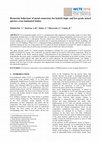 Research paper thumbnail of Hysteretic behaviour of metal connectors for hybrid (high- and low-grade mixed species) cross laminated timber