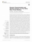 Research paper thumbnail of Dynamic Characterization and Vibration Analysis of a Four-Story Mass Timber Building