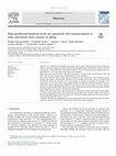 Research paper thumbnail of High parathyroid hormone levels are associated with osteosarcopenia in older individuals with a history of falling