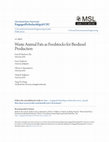 Research paper thumbnail of Waste animal fats as feedstocks for biodiesel production