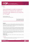 Research paper thumbnail of Admisibilidad (o no) de la mediación familiar en contextos de violencia y una particular referencia a la situación en Portugal