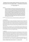 Research paper thumbnail of Zimbabwe stock exchange trading automation and its impact on the development of the local capital market: A Zimbabwean perspective