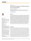 Research paper thumbnail of Eye contact perception in the west and East: a cross-cultural study