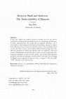 Research paper thumbnail of Between Mask and Uniform: The Undecidability of Mimesis