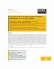 Research paper thumbnail of Evaluation of tissue dissolution ability of modified chlorhexidine as a root canal irrigant