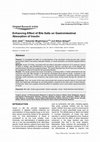 Research paper thumbnail of Original Research Article Enhancing Effect of Bile Salts on Gastrointestinal Absorption of Insulin