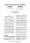 Research paper thumbnail of Emotion Classification in German Plays with Transformer-based Language Models Pretrained on Historical and Contemporary Language