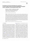 Research paper thumbnail of Investigation of structural and luminescence properties of borosilicate glass doped with Dy2O3