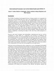 Research paper thumbnail of International Economic Law in the Global South and COVID-19