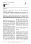 Research paper thumbnail of Monitoring of Renal Allograft Function with Different Equations: What are the Differences?