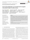 Research paper thumbnail of Use of echocardiography as an essential tool for targeted transcatheter biopsy of cardiac masses